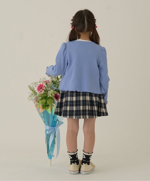 Lycee mine（リセマイン）の「アソートチェック・ランダムプリーツスカート(インパン付き)（スカート・キッズ・ブラック/ベージュ/レッド/グリーン/グレー・110cm/140cm/100cm/120cm/130cm/150cm）」の16枚目の写真