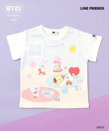 KP | 【BT21】パネルプリント半袖Tシャツ(Tシャツ/カットソー)