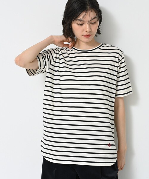 Dessin(デッサン)の「【洗える】シャツテール半袖Tシャツ(Tシャツ/カットソー・レディース・ブラック系2/ホワイト系/ブラック・00/01/02/03)」の12枚目の写真