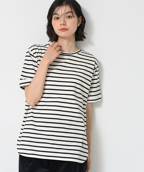 Dessin(デッサン)の「【洗える】シャツテール半袖Tシャツ(Tシャツ/カットソー・レディース・ブラック系2/ホワイト系/ブラック・00/01/02/03)」の13枚目の写真
