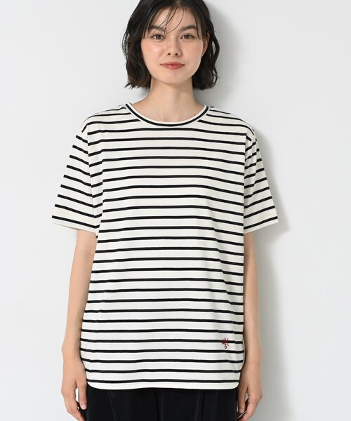 Dessin(デッサン)の「【洗える】シャツテール半袖Tシャツ(Tシャツ/カットソー・レディース・ブラック系2/ホワイト系/ブラック・00/01/02/03)」の16枚目の写真