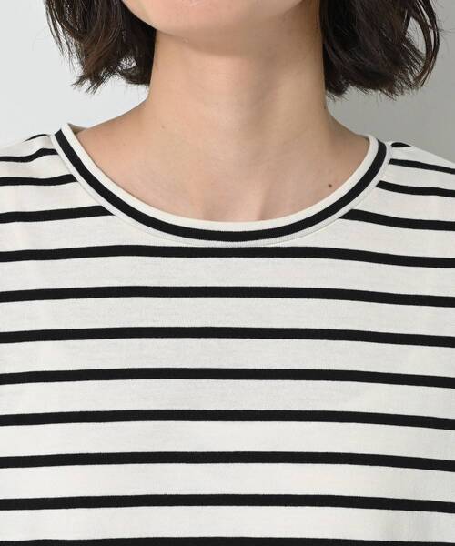 Dessin(デッサン)の「【洗える】シャツテール半袖Tシャツ(Tシャツ/カットソー・レディース・ブラック系2/ホワイト系/ブラック・00/01/02/03)」の19枚目の写真