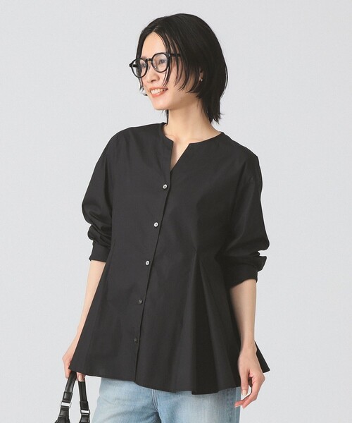 Ray BEAMS レイビームス オーバーサイズフレアピーコート ネイビー body_xuoVzr.jpg