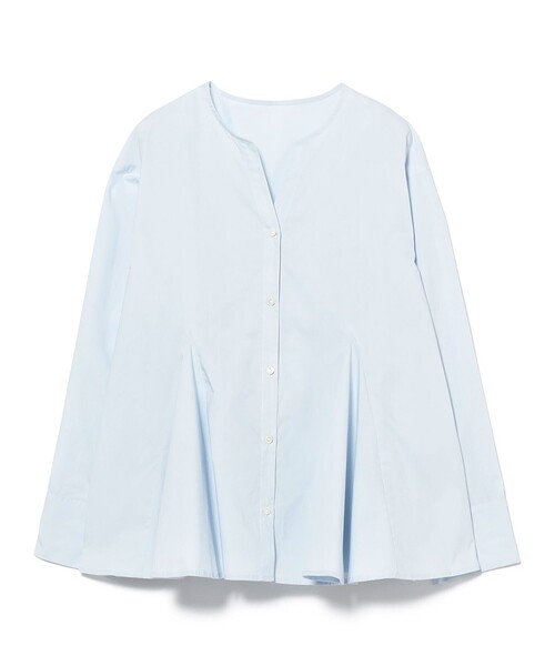 Ray BEAMS（レイビームス）の「キーネック フレア ブラウス（シャツ/ブラウス・レディース・サックスブルー/ブラック/ブラウン系その他2・ONE SIZE）」の13枚目の写真