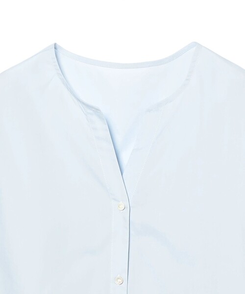 Ray BEAMS（レイビームス）の「キーネック フレア ブラウス（シャツ/ブラウス・レディース・サックスブルー/ブラック/ブラウン系その他2・ONE SIZE）」の12枚目の写真