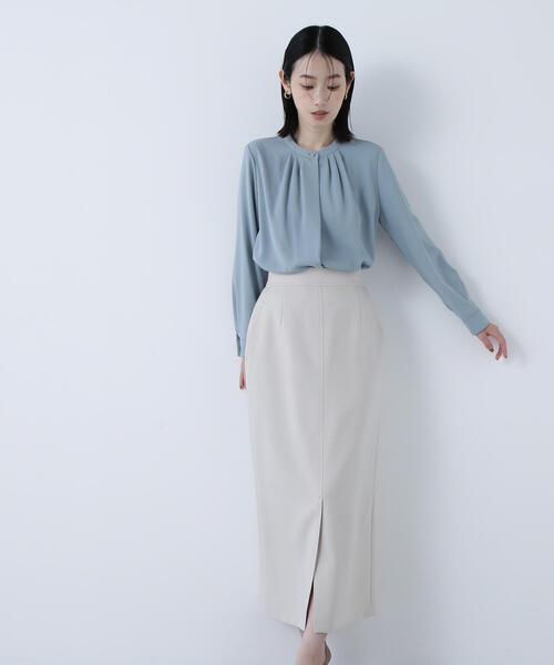 NATURAL BEAUTY BASIC（ナチュラルビューティーベーシック）の「◇ウーリッシュカルゼシリーズ ナロースカート（スカート・レディース・ベージュ/ブラック/ダークブラウン・MEDIUM/SMALL/P/S）」の16枚目の写真