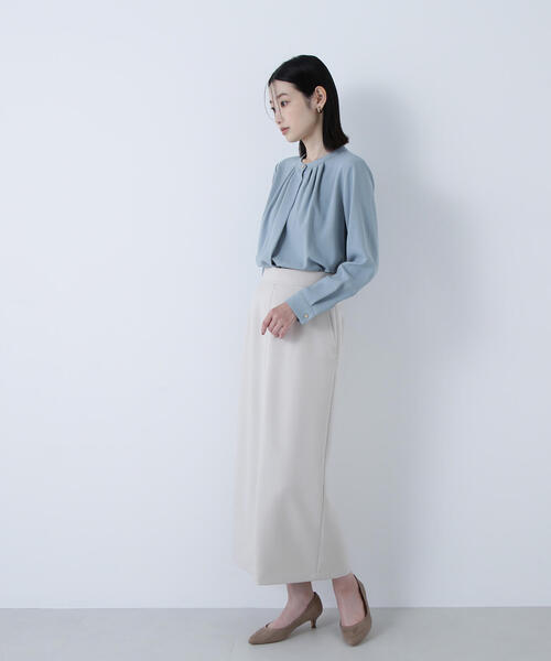 NATURAL BEAUTY BASIC（ナチュラルビューティーベーシック）の「◇ウーリッシュカルゼシリーズ ナロースカート（スカート・レディース・ベージュ/ブラック/ダークブラウン・MEDIUM/SMALL/P/S）」の20枚目の写真