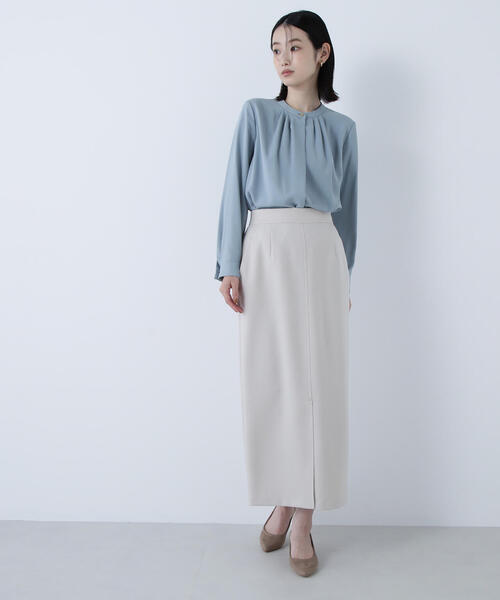 NATURAL BEAUTY BASIC（ナチュラルビューティーベーシック）の「◇ウーリッシュカルゼシリーズ ナロースカート（スカート・レディース・ベージュ/ブラック/ダークブラウン・MEDIUM/SMALL/P/S）」の21枚目の写真