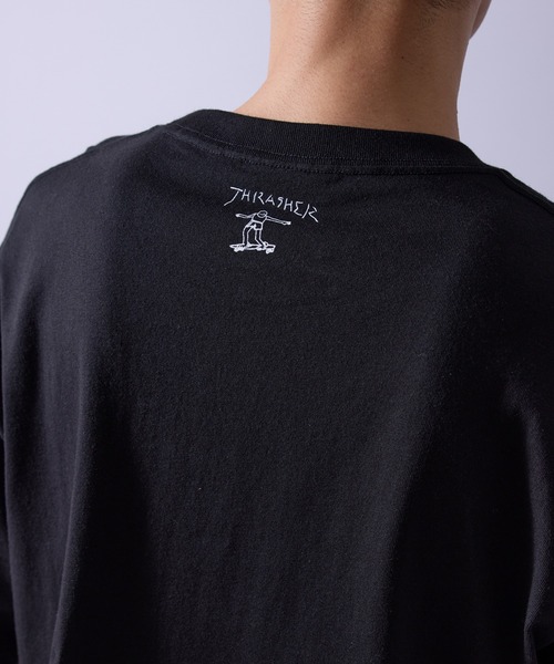 THRASHER(スラッシャー)の「【THRATHER /スラッシャー】別注/マガジンT和Tシャツ(Tシャツ/カットソー・メンズ・ブラック/ホワイト・M/L/LL)」の14枚目の写真