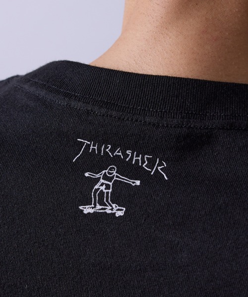 THRASHER(スラッシャー)の「【THRATHER /スラッシャー】別注/マガジンT和Tシャツ(Tシャツ/カットソー・メンズ・ブラック/ホワイト・M/L/LL)」の15枚目の写真