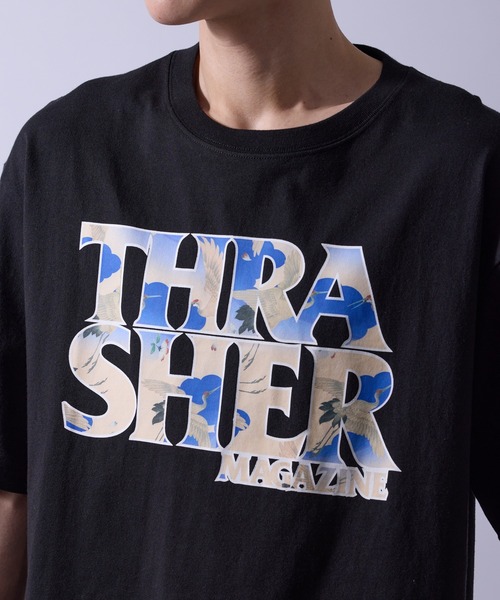 スラッシャーマガジン　ティーシャツ セール】【THRATHER /スラッシャー】別注/マガジンT和Tシャツ（Tシャツ