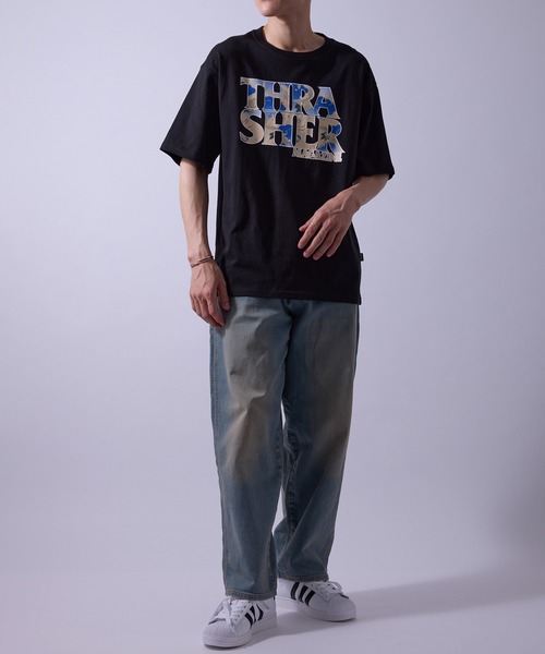 THRASHER(スラッシャー)の「【THRATHER /スラッシャー】別注/マガジンT和Tシャツ(Tシャツ/カットソー・メンズ・ブラック/ホワイト・M/L/LL)」の10枚目の写真