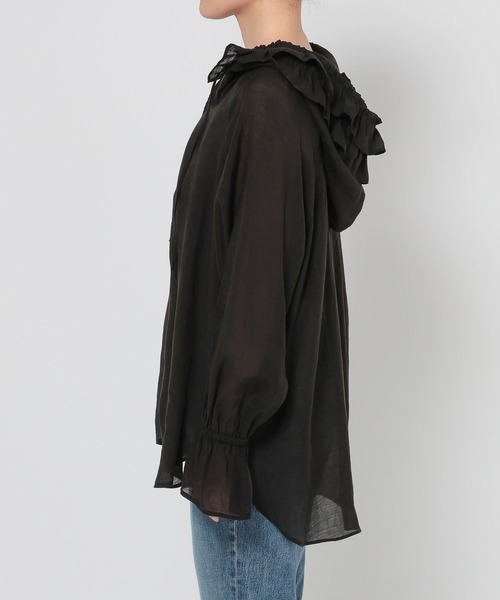 セール】フリルフードシャツ 579513（シャツ/ブラウス）｜LOWRYS FARM