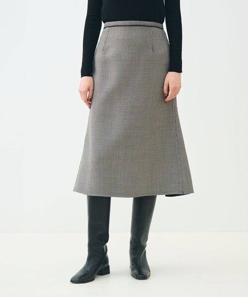 TOMORROWLAND collection(トゥモローランドコレクション)の「ガンクラブトゥースリバー 2-wayマーメイドスカート(スカート・レディース・ブラック系その他・36/34)」の3枚目の写真