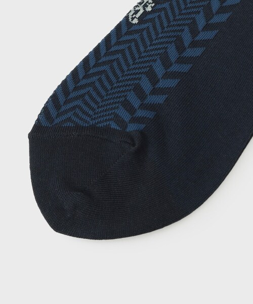 TAKEO KIKUCHI（タケオキクチ）の「【グレンクライド別注】コーデュラ（R）ドレスソックス（ソックス/靴下・メンズ・ブラック系4/ターコイズブルー系5/ネイビー系4・00）」の5枚目の写真