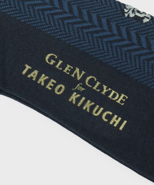 TAKEO KIKUCHI（タケオキクチ）の「【グレンクライド別注】コーデュラ（R）ドレスソックス（ソックス/靴下・メンズ・ブラック系4/ターコイズブルー系5/ネイビー系4・00）」の7枚目の写真