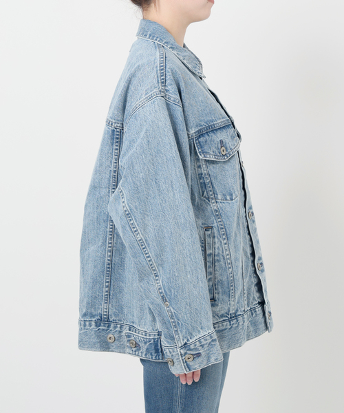 LE DENIM BIG TRUCKERジャケット（デニムジャケット）｜SLOBE