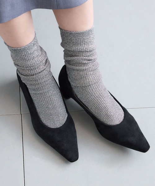 BARNYARDSTORM（バンヤードストーム）の「BARNYARDSTORM / スエードパンプス（パンプス・レディース・ブラック/ブラウン・38/37/36）」の11枚目の写真