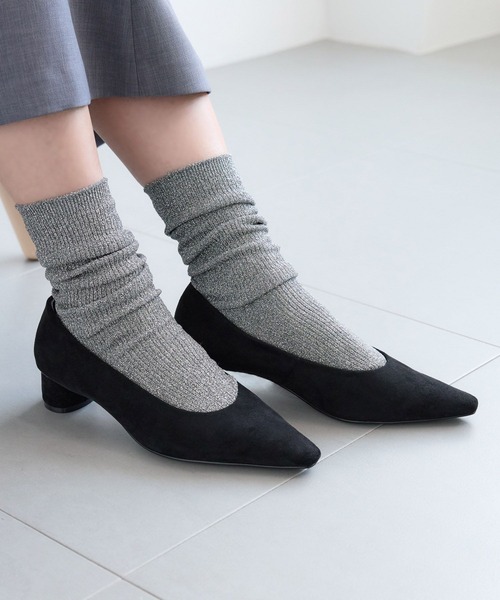 BARNYARDSTORM（バンヤードストーム）の「BARNYARDSTORM / スエードパンプス（パンプス・レディース・ブラック/ブラウン・38/37/36）」の13枚目の写真