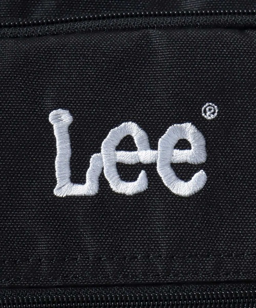 Lee(リー)の「Lee/リー 撥水 ロゴ ワンポイント刺繍 多ポケットバックパック/リュック/大容量 約34L/レディース メンズ(バックパック/リュック・レディース・ブラック・FREE)」の14枚目の写真