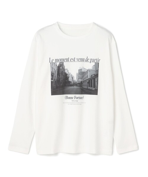 UNFILO(アンフィーロ)の「コットンスムース グラフィック ロンT(Tシャツ/カットソー・レディース・ホワイト系1/ホワイト系/グレー系2/ホワイト系2/グレー系1/グレー系・SMALL/LARGE/MEDIUM)」の17枚目の写真