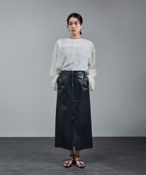 WEB限定】2WAYレイユールジャガードブラウス（シャツ/ブラウス