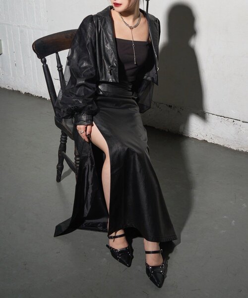 【Mavie..7】美シルエットマーメイドスカート Mavie..7（メヴィセットゥ）の「【Mavie..7】美シルエット