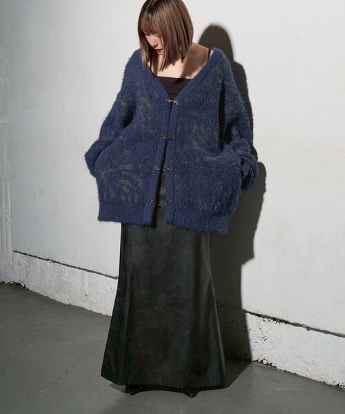 Mavie..7(メヴィセットゥ)の「【Mavie..7】【3サイズ展開】サイドスリットマーメイドスカート(スカート・レディース・ブラック系その他/ブラック・MEDIUM/SMALL/X-SMALL)」の3枚目の写真