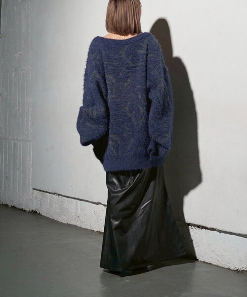 Mavie..7(メヴィセットゥ)の「【Mavie..7】【3サイズ展開】サイドスリットマーメイドスカート(スカート・レディース・ブラック系その他/ブラック・MEDIUM/SMALL/X-SMALL)」の4枚目の写真
