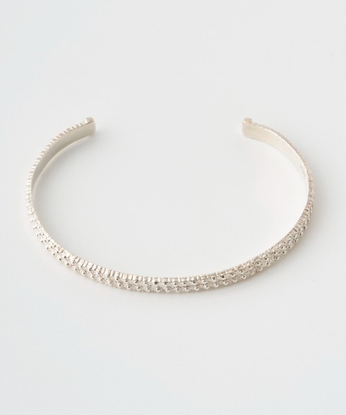 BANGLE - LACE - SILVER