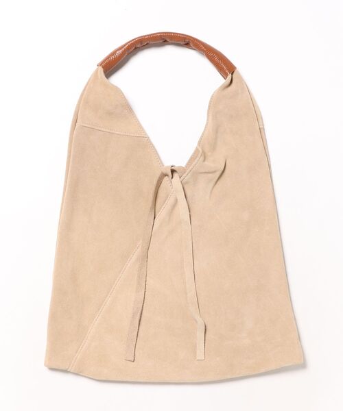 andrea cardone（アンドレアカルドネ）の「【ANDREA CARDONE】ミディアムサイズスエードバッグ(Q56388)（トートバッグ・レディース・ライトベージュ/ブルー/ベージュ・ALL）」の3枚目の写真