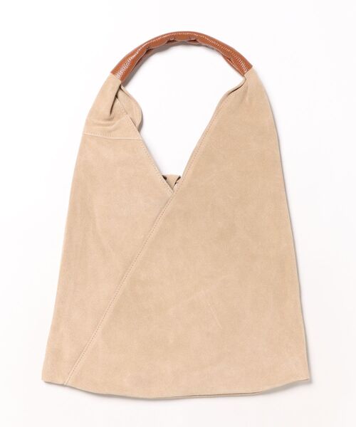 andrea cardone（アンドレアカルドネ）の「【ANDREA CARDONE】ミディアムサイズスエードバッグ(Q56388)（トートバッグ・レディース・ライトベージュ/ブルー/ベージュ・ALL）」の4枚目の写真