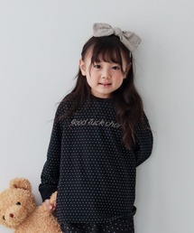 aBity select（アビティセレクト）の「【aBity select./アビティセレクト】星ロゴドット柄長袖Tシャツ（Tシャツ/カットソー・キッズ）」