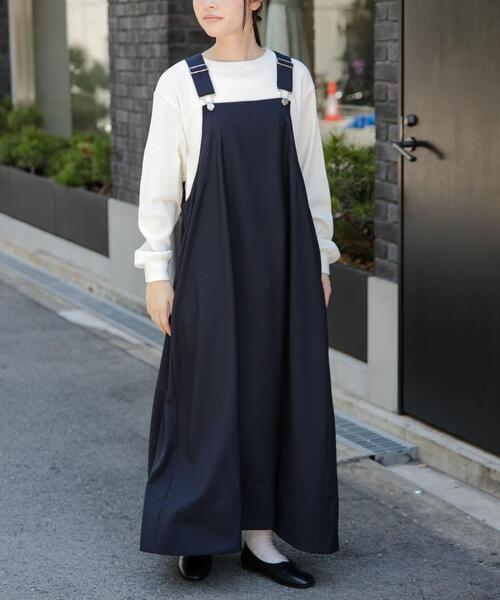 FORK&SPOON　テントラインUネックワンピース BLACK 1 URBAN RESEARCH DOORS｜FORK&SPOON テントラインUネック