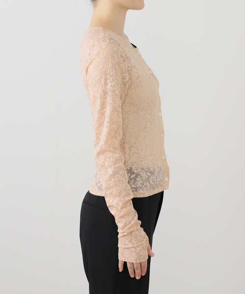 EDIT. FOR LULU（エディットフォールル）の「【YUHAN WANG/ユハン ワン】floral jacquard cardigan（カーディガン/ボレロ・レディース・ベージュ・FREE）」の12枚目の写真