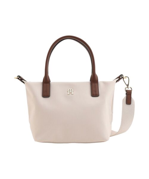 TOMMY HILFIGER（トミーヒルフィガー）の「ポペットミニトートバッグ（ショルダーバッグ・レディース・ベージュ/レッド/グリーン/ブラック/アイボリー/ブルー/レッド系・FREE）」の2枚目の写真