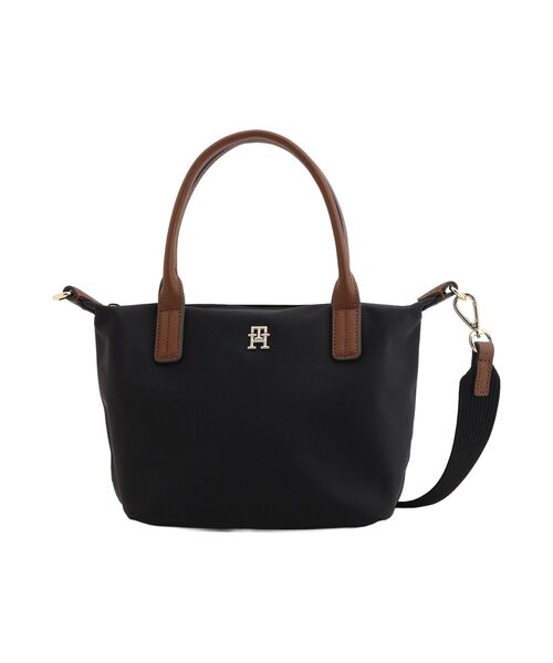 TOMMY HILFIGER（トミーヒルフィガー）の「ポペットミニトートバッグ（ショルダーバッグ・レディース・ベージュ/レッド/グリーン/ブラック・FREE）」の2枚目の写真