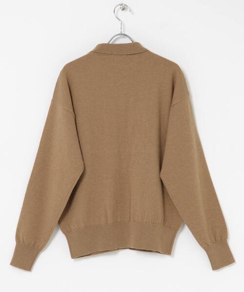 EKAL（エカル）の「ウールハイゲージニットカーディガン（カーディガン/ボレロ・レディース・ブラック/グレー/ベージュ・ONE）」の13枚目の写真