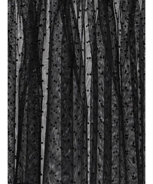 Samansa Mos2 blue（サマンサモスモスブルー）の「ペプラムロングタンクトップ（Tシャツ/カットソー・レディース・ブラック/オフホワイト/ホワイト・F）」の8枚目の写真