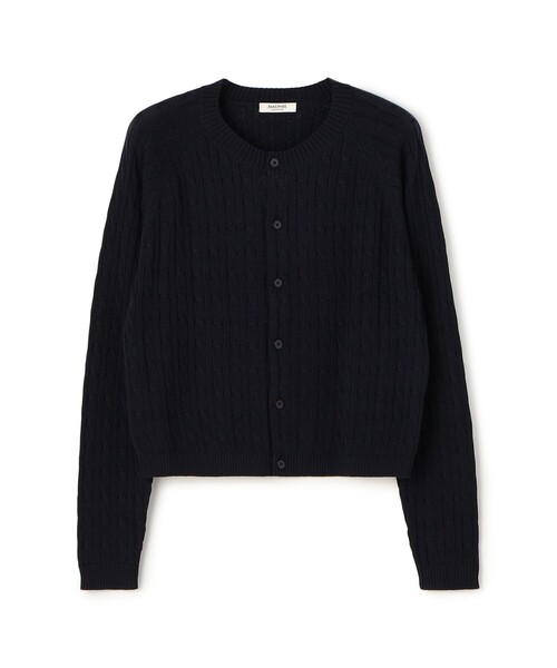 ギザケーブル クルーネックカーディガン（カーディガン/ボレロ