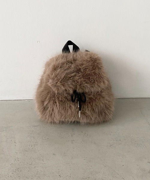 ファーリュック セール】フェイクファーミニリュック（バックパック/リュック）｜CLEA