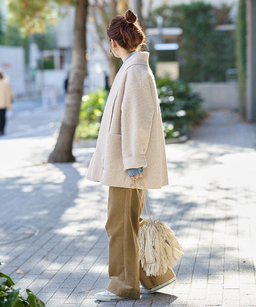 B.C STOCK ブークレージャージ着流しコート ブークレージャージ着流しコート（その他アウター）｜B.C STOCK（ベー