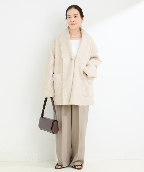 ブークレージャージ着流しコート（その他アウター）｜B.C STOCK（ベー