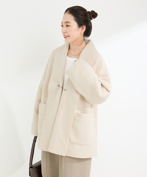 ブークレージャージ着流しコート（その他アウター）｜B.C STOCK（ベー