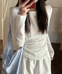まくり袖 ロンT(インナー用)
