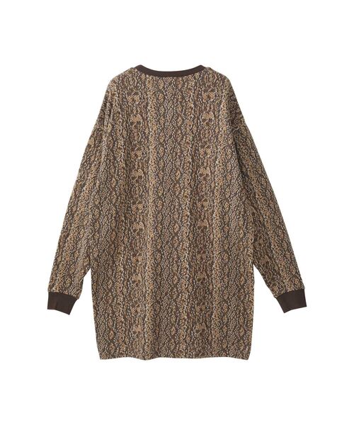 HYSTERIC GLAMOUR（ヒステリックグラマー）の「DON’T STOP THE MUSIC ワンピース（ワンピース・レディース・チャコールグレー/ブラウン系その他・FREE）」の3枚目の写真