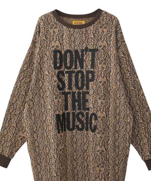 HYSTERIC GLAMOUR（ヒステリックグラマー）の「DON’T STOP THE MUSIC ワンピース（ワンピース・レディース・チャコールグレー/ブラウン系その他・FREE）」の4枚目の写真
