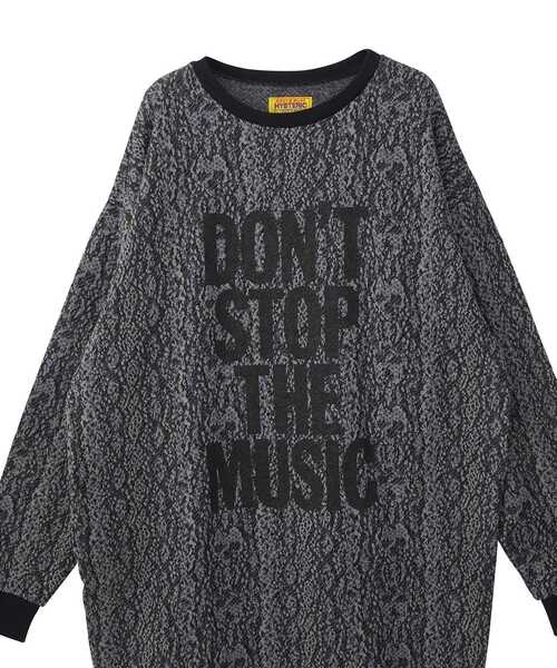 HYSTERIC GLAMOUR（ヒステリックグラマー）の「DON’T STOP THE MUSIC ワンピース（ワンピース・レディース・チャコールグレー/ブラウン系その他・FREE）」の7枚目の写真