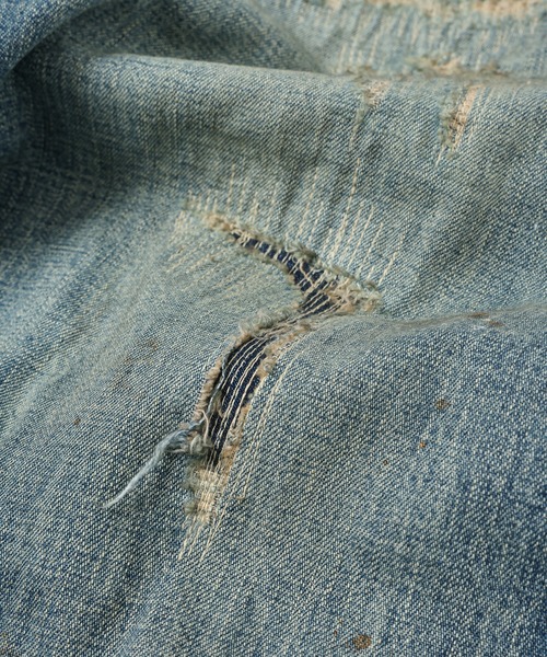 BOW WOW(バウワウ)の「LAPD PRISONER DENIM PANTS AGED(デニムパンツ・メンズ・インディゴブルー・X-LARGE/LARGE)」の5枚目の写真