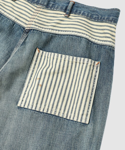 BOW WOW(バウワウ)の「LAPD PRISONER DENIM PANTS AGED(デニムパンツ・メンズ・インディゴブルー・X-LARGE/LARGE)」の7枚目の写真